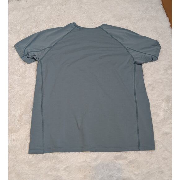 Reigning Champ Performance Mesh Crew Neck T Shirt Green Blue Size XXL - Picture 2 of 4
